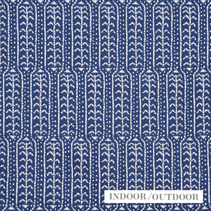 Schumacher Zonda Indoor/Outdoor Indigo Fabric Sample 73762