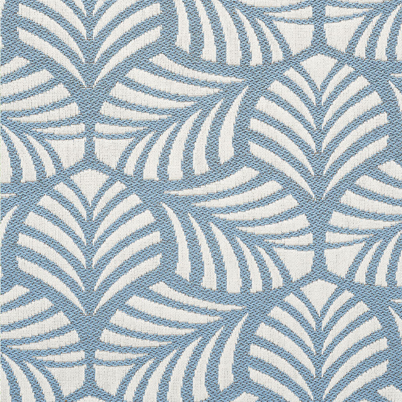 Schumacher Sonia II Indoor/Outdoor Sky Fabric 73821