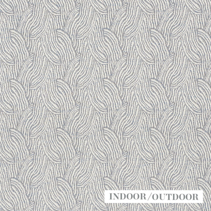 Schumacher Strata Indoor/Outdoor Slate Fabric Sample 73831