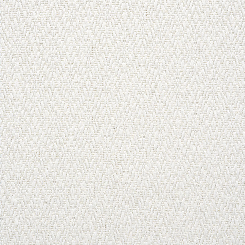 Schumacher Diamond Weave Indoor/Outdoor Ivory Fabric Sample 73840