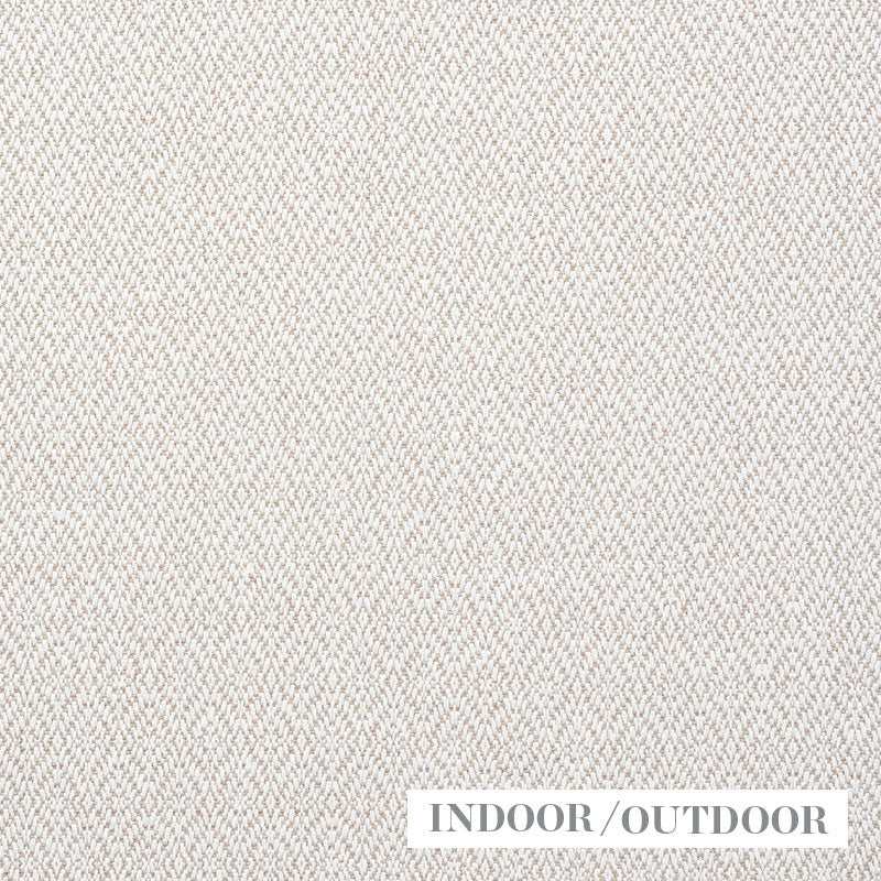 Schumacher Diamond Weave Indoor/Outdoor Natural Fabric 73841