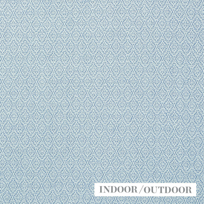 Schumacher Diamond Weave Indoor/Outdoor Sky Fabric Sample 73844