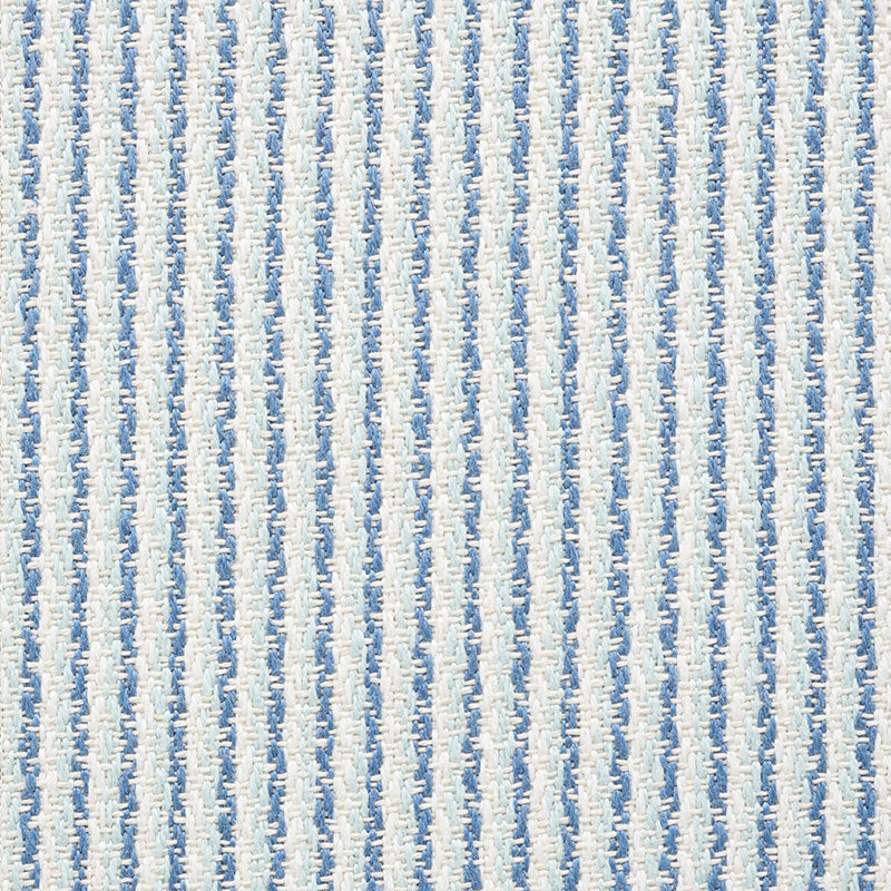 Schumacher Shoreline Stripe Sky Fabric 73852