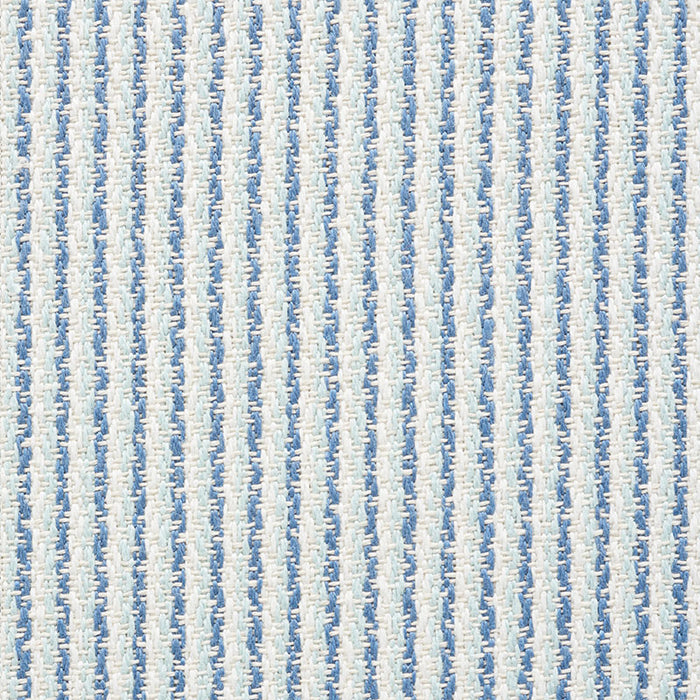 Schumacher Shoreline Stripe Sky Fabric Sample 73852