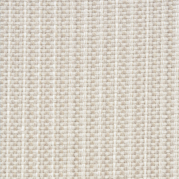 Schumacher Rustic Basketweave Natural Fabric Sample 73880