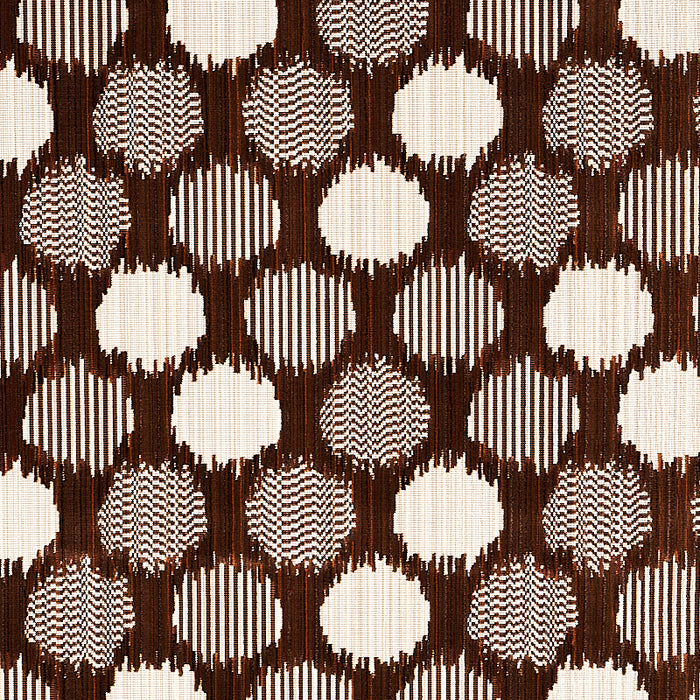 Schumacher Cirque Velvet Brown Fabric Sample 73923