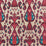 Schumacher Tabriz Ikat Velvet Aubergine Fabric Sample 73931