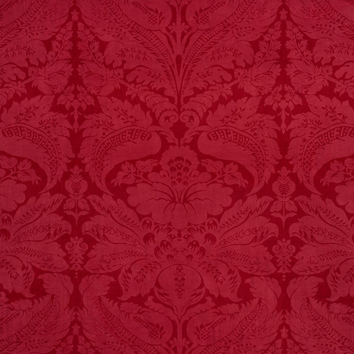 Schumacher Cordwain Velvet Red Fabric 73952