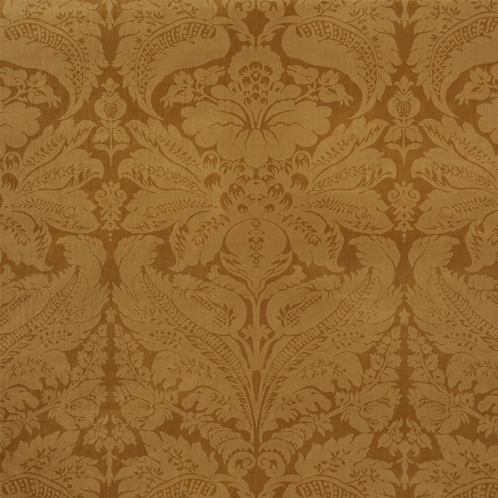 Schumacher Cordwain Velvet Gold Fabric Sample 73953