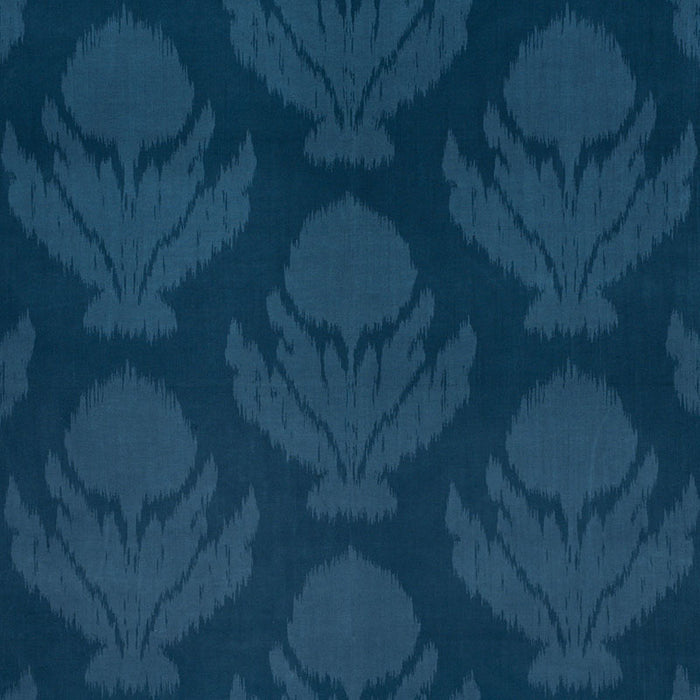 Schumacher Agra Velvet Peacock Fabric Sample 73990