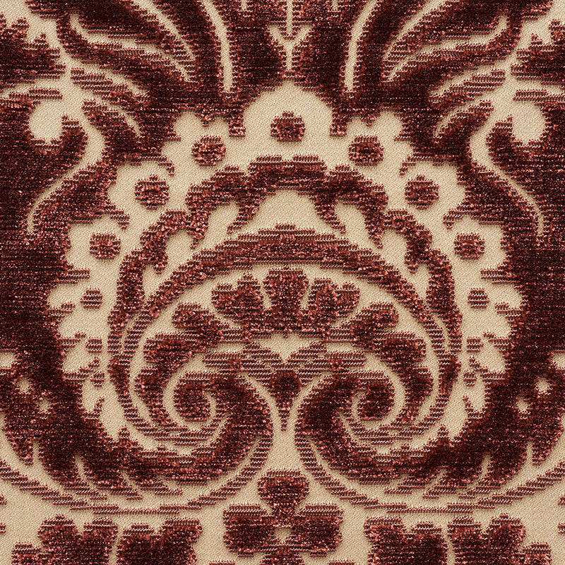 Schumacher Morimont Velvet Rosewood Fabric 74072