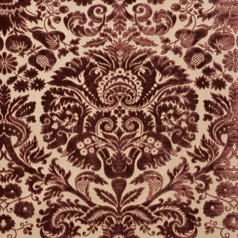 Schumacher Morimont Velvet Rosewood Fabric 74072