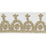 Schumacher Noelia Embroidered Tape Ivory Trim Sample 74150