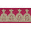 Schumacher Noelia Embroidered Tape Garnet Trim Sample 74152