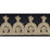 Schumacher Noelia Embroidered Tape Onyx Trim Sample 74154