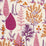 Schumacher Pandora Embroidery Aubergine Fabric 74171