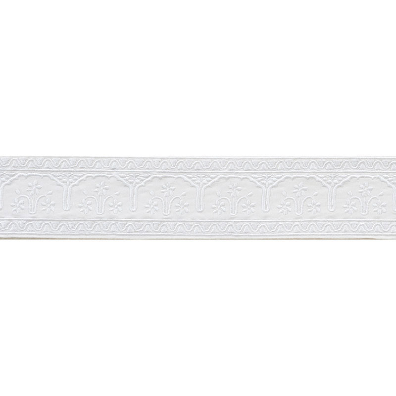 Schumacher Nikola Tape Ivory Trim 74190