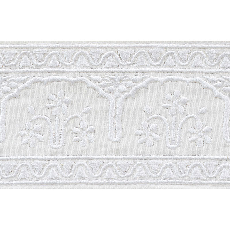 Schumacher Nikola Tape Ivory Trim 74190