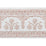 Schumacher Nikola Tape Blush Trim Sample 74191