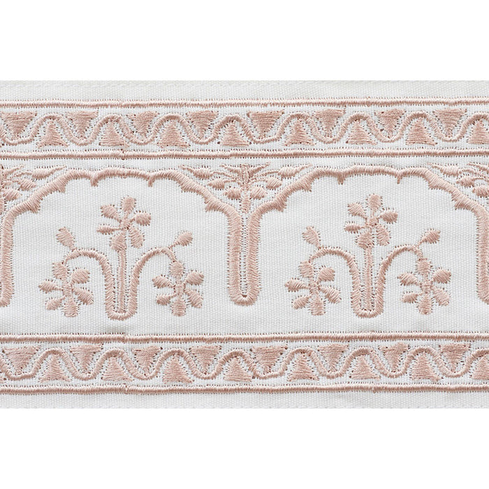 Schumacher Nikola Tape Blush Trim Sample 74191