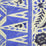 China Seas Biron Batik Fr Blue/new Navy Fabric Sample 7420-01