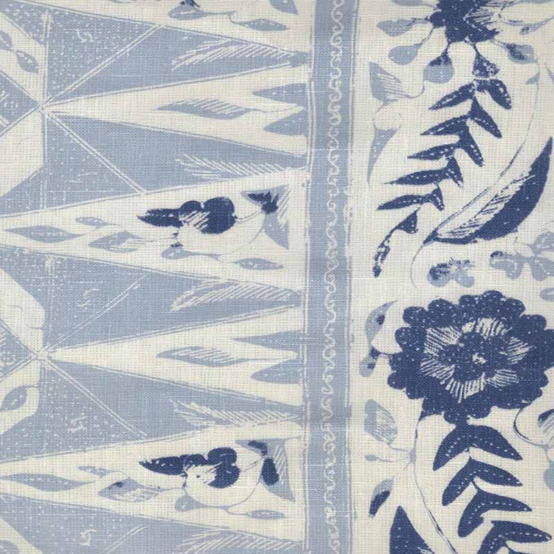 China Seas Biron Batik Windsor Blue/new Navy Fabric 7420-03