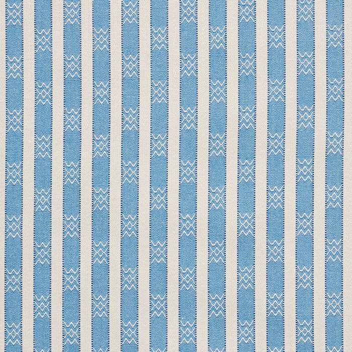 Schumacher Beverly Stripe Cobalt Fabric 74210