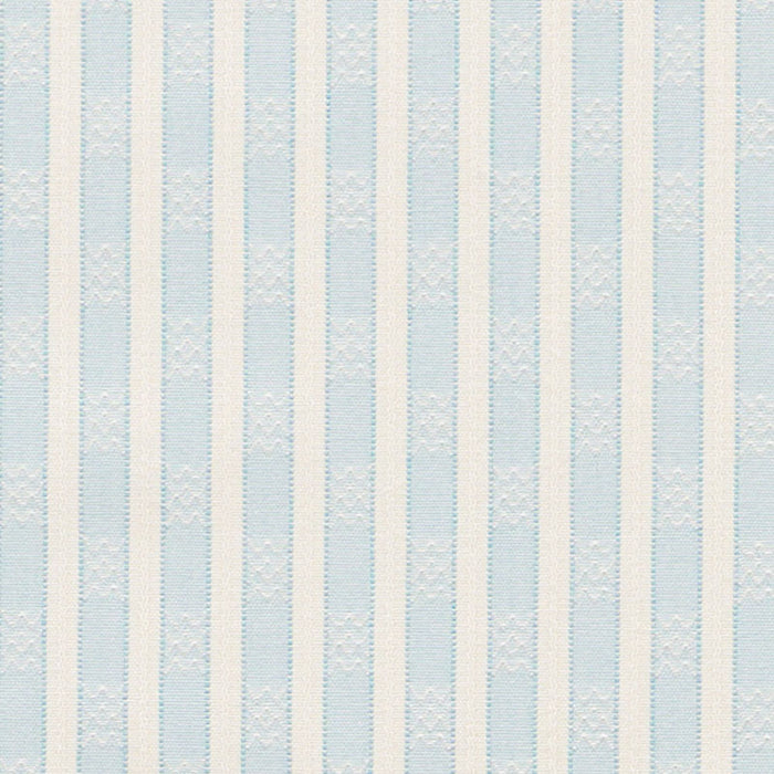 Schumacher Beverly Stripe China Blue Fabric Sample 74211