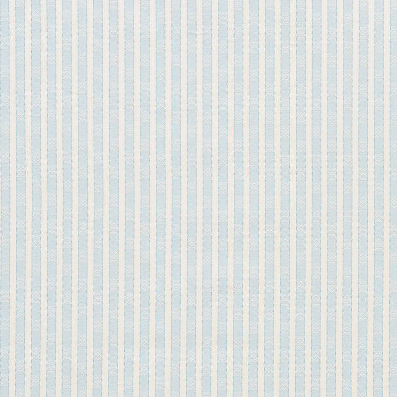 Schumacher Beverly Stripe China Blue Fabric Sample 74211