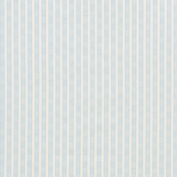 Schumacher Beverly Stripe China Blue Fabric Sample 74211