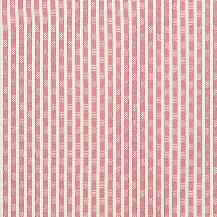 Schumacher Beverly Stripe Red Fabric Sample 74212