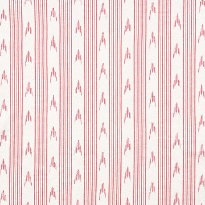 Schumacher Santa Barbara Ikat Pink Fabric Sample 74221