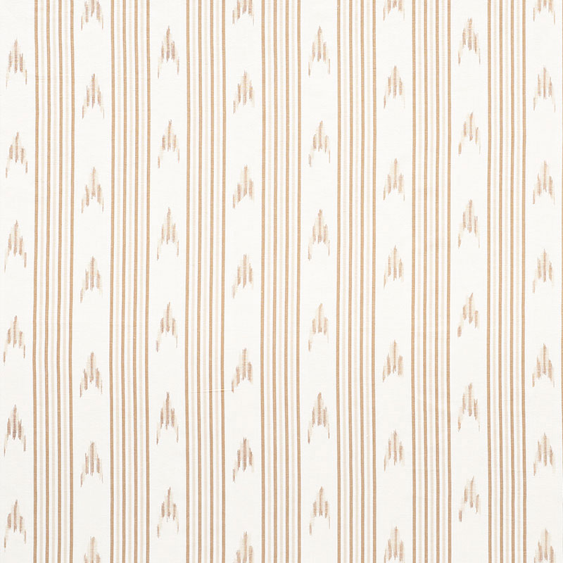 Schumacher Santa Barbara Ikat Neutral Fabric 74222