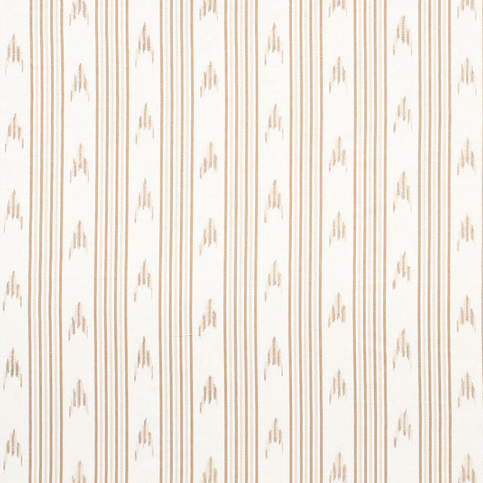 Schumacher Santa Barbara Ikat Neutral Fabric Sample 74222