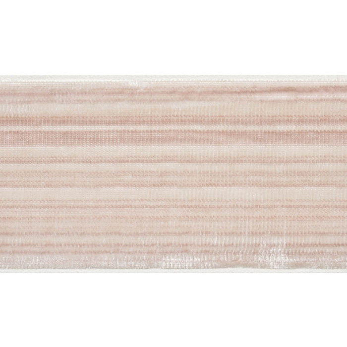 Schumacher Gaspard Velvet Tape Wide Blush Trim 74240