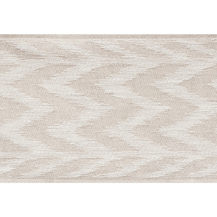 Schumacher Chevron Woven Tape Natural Trim Sample 74250