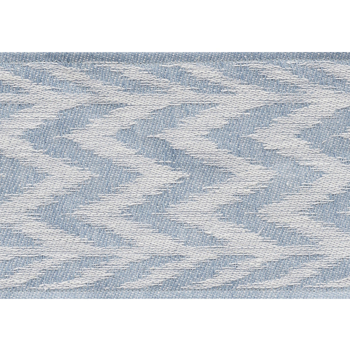 Schumacher Chevron Woven Tape Sky Trim 74252