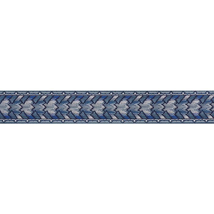 Schumacher Needlework Tape Blue Trim Sample 74271