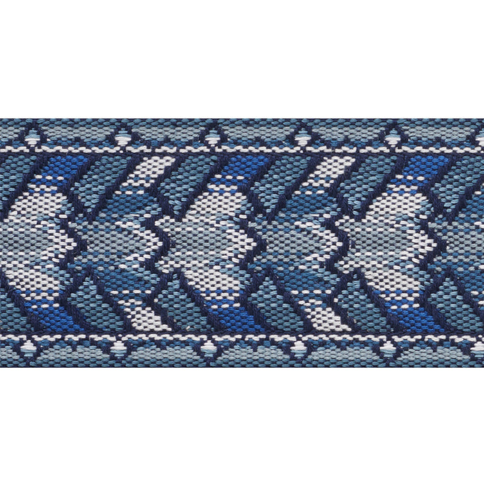 Schumacher Needlework Tape Blue Trim Sample 74271