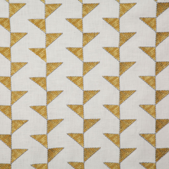 Pindler Geometric Gold Fabric 7429