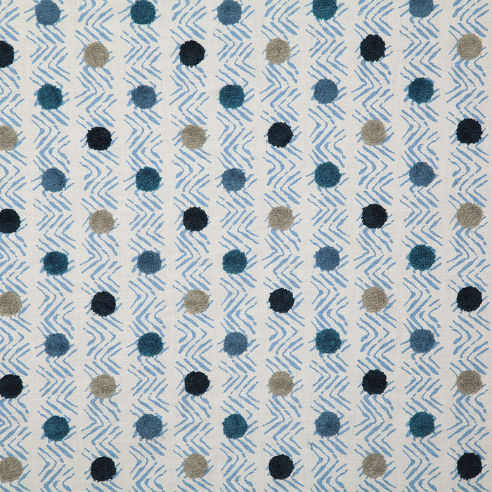 Pindler Polka Bluestone Fabric 7430