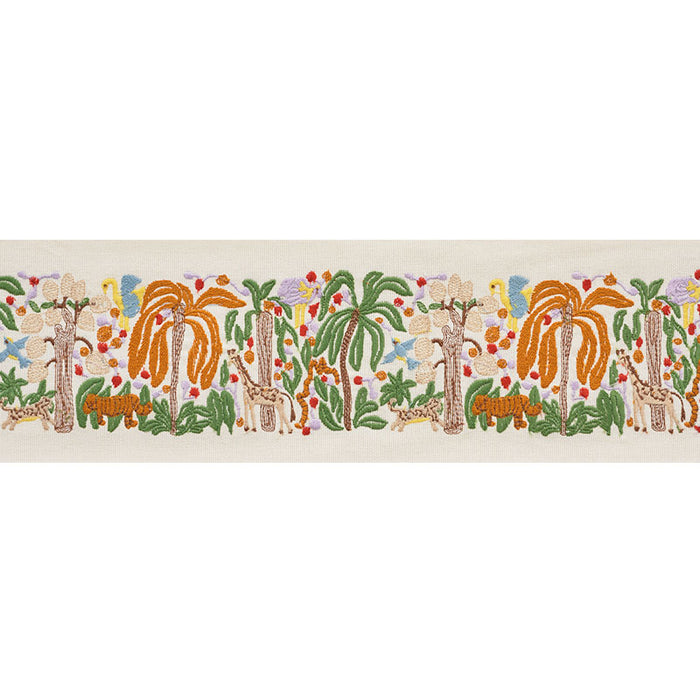 Schumacher Rousseau Tape Orange Trim 74321