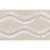 Schumacher Ogee Embroidered Tape Neutral Trim Sample 74330