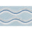 Schumacher Ogee Embroidered Tape Sky Trim Sample 74332