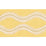 Schumacher Ogee Embroidered Tape Yellow Trim Sample 74333