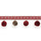 Schumacher Poms Wine Trim Sample 74365