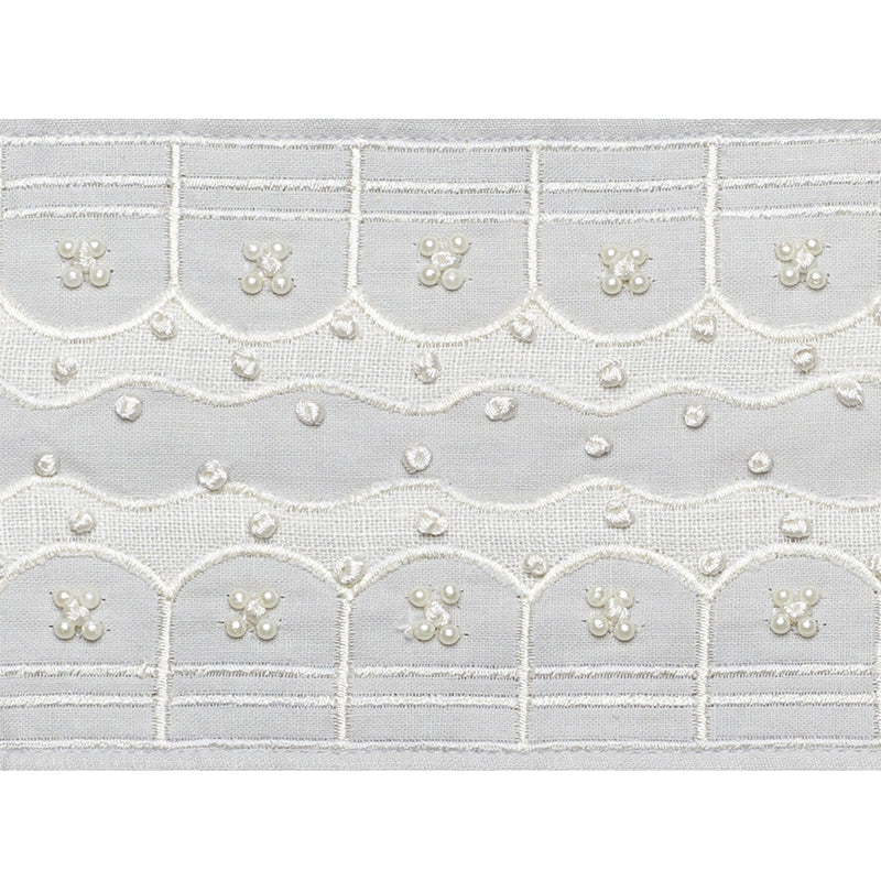 Schumacher Perla Tape Dove Trim 74382