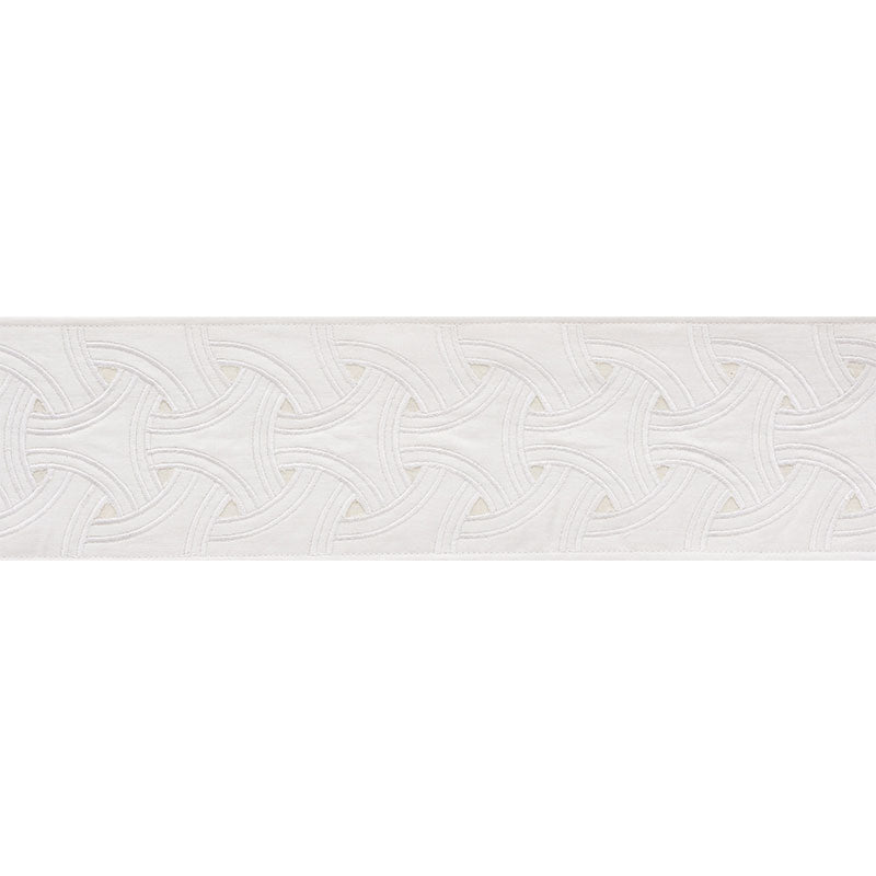 Schumacher Lynx Tape Ivory Trim 74390