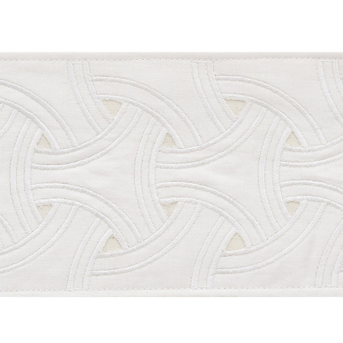 Schumacher Lynx Tape Ivory Trim Sample 74390