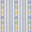 Schumacher Rhodes Stripe Sky Fabric Sample 74462